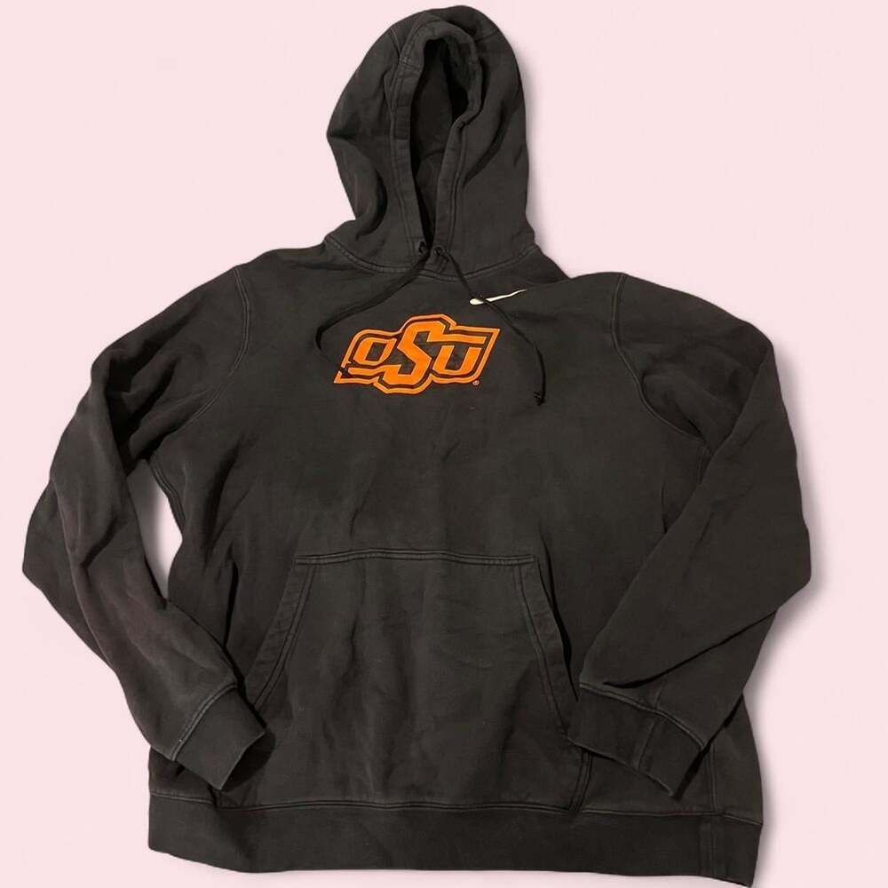 Nike Men's Black and Grey Hoodie